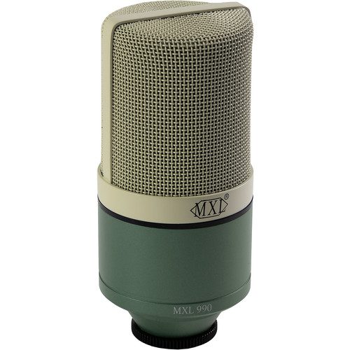 MXL 990 Condenser Microphone with Shockmount and Carrying Case (Sea