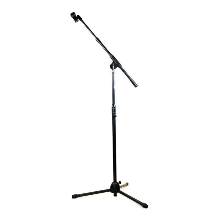 Hercules MS432B Quick Turn Tripod Microphone Stand W 2 In 1 Boom Black