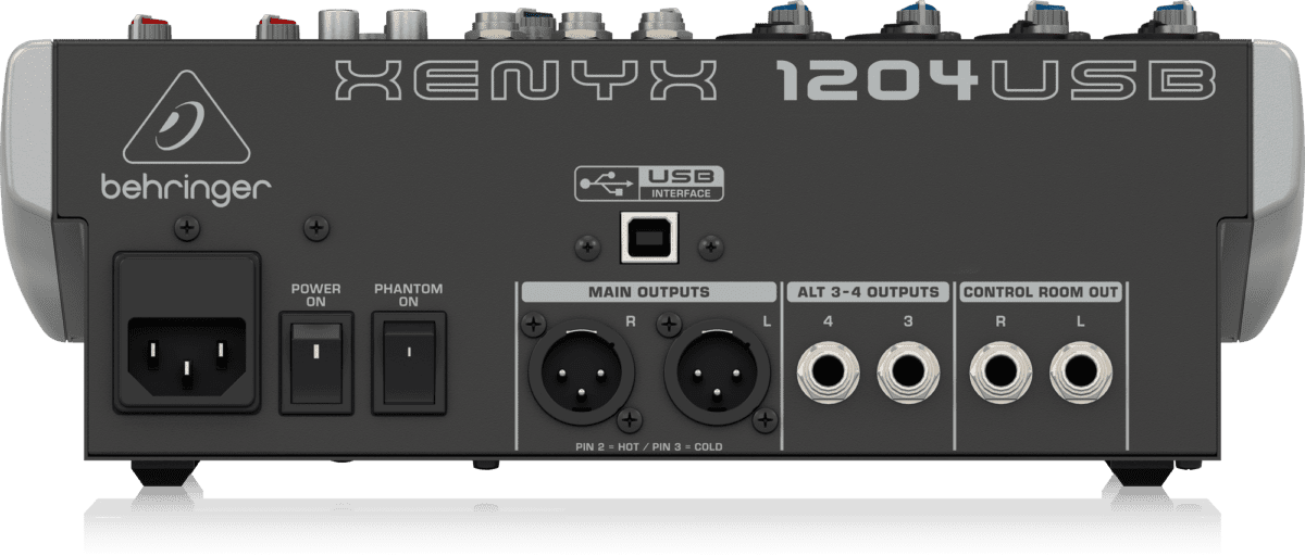 Behringer Xenyx 1204USB Premium 12-Input 2/2-Bus Mixer
