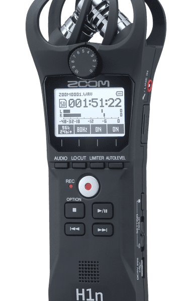 Zoom H1n Ultra-Portable Digital Audio Recorder