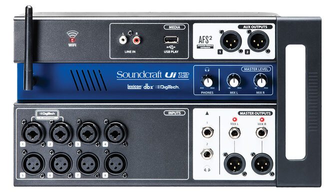 Soundcraft Ui12 mixer