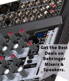 Behringer Mixer and Speakers