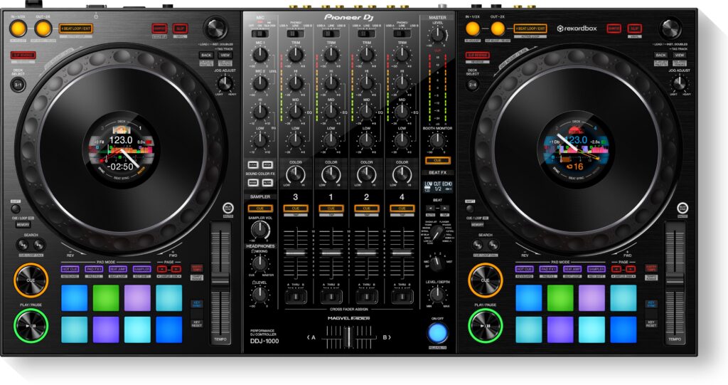 Pioneer DJ DDJ 1000 4 Channel Rekordbox DJ Controller with FX