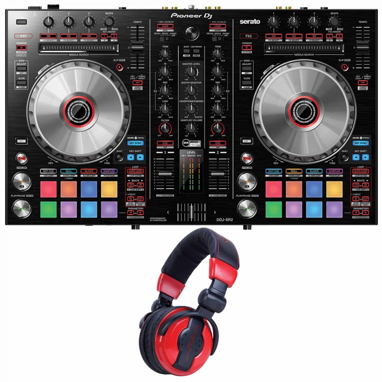 Pioneer DDJSR2 Portable 2channel controller for Serato DJ Audio