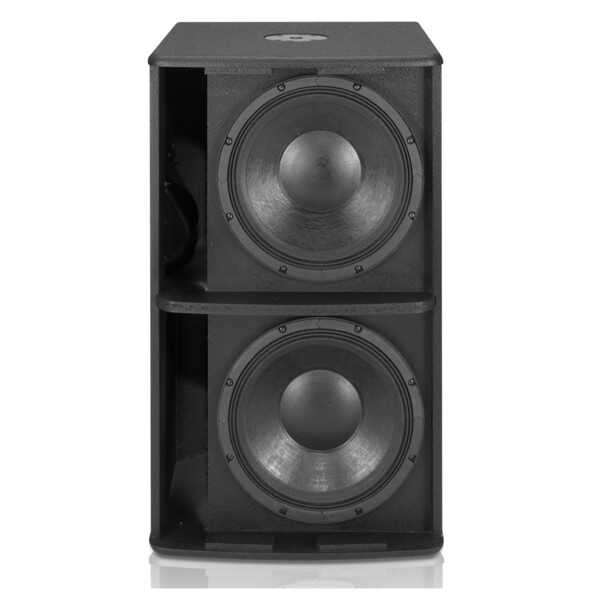 ynacord PowerSub 212 D-Lite Active 2x12-inch Subwoofer, 800W Item number: 9000-0044-4606 Warranty: This product is a 2-year warranty. General information The Dynacord PowerSub 212 is a compact bin loaded with 2x 12-inch woofers, enhanced by a highly efficient Class-D amplifier for a maximum power of 800W. To really feel it's power, use them in combination with the D8 or D11 satellite speakers for a full range with plunging bass! This sub has back-saving wheels installed and large, integrated handles for easy transport.