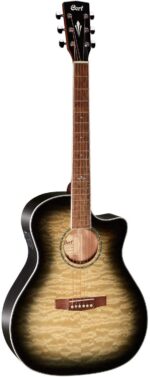 Cort GA-QF TBB Semi Acoustic Guitar