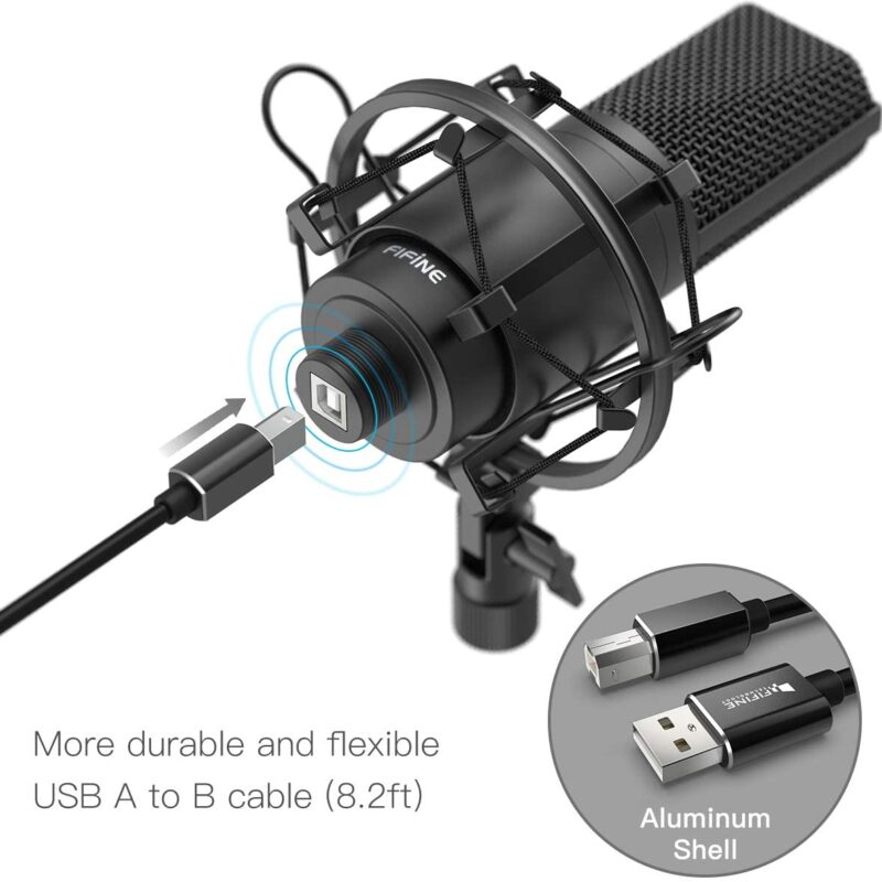 FIFINE USB Streaming Podcast Microphone