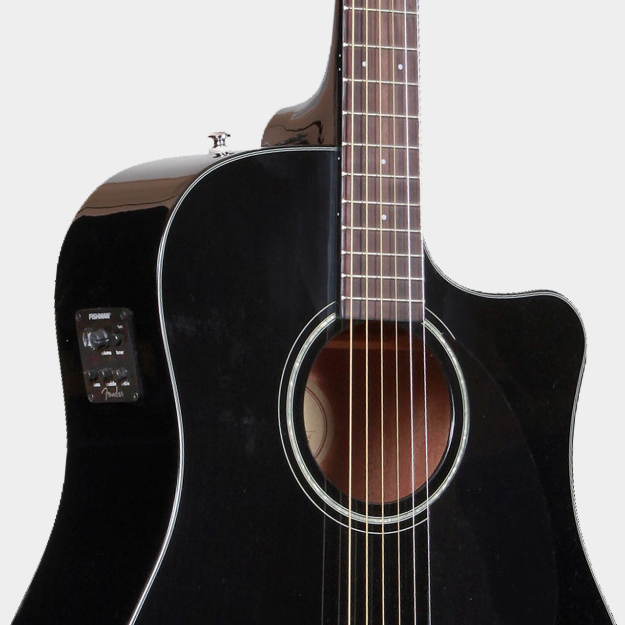 Fender CD-60SCE BLK Dreadnought - Audio Shop Dubai