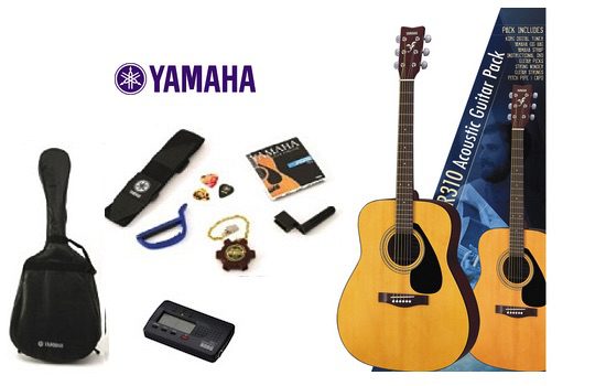 F310P Natural - Acoustic Guitar Package