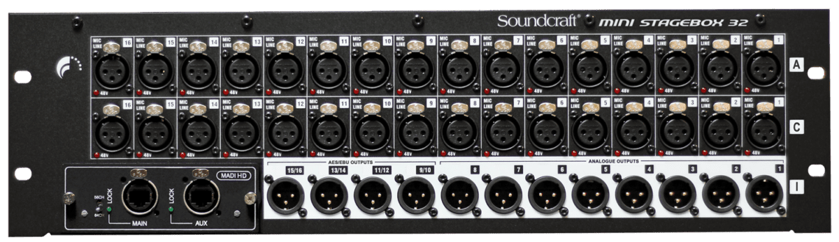 Soundcraft Mini Stagebox 16i 16-channel Digital Stagebox