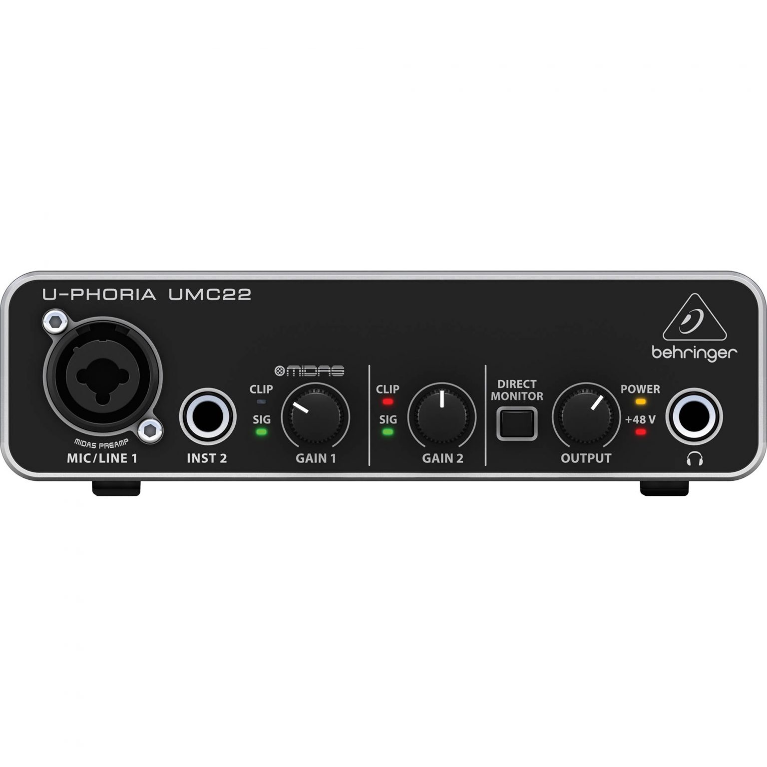 Behringer umc22 не работает микрофон в discord