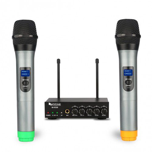 Fifine K036 Dual Channel Wireless Handheld Microphone