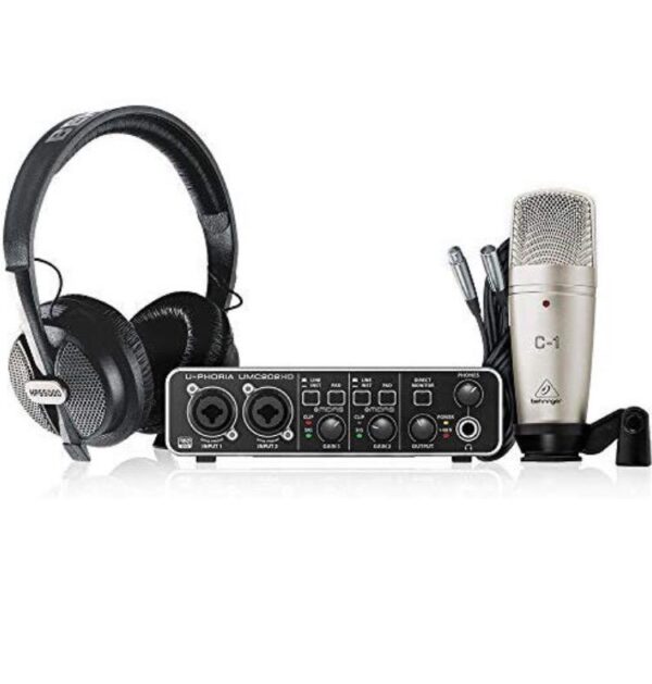Behringer U-PHORIA Studio Pro Recording Bundle - Audio Shop Dubai