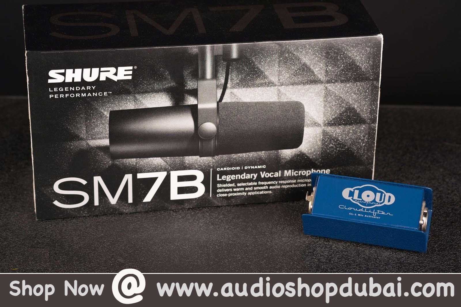 Shure SM7B and CloudLifter