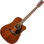 Fender CD 60SCE All Mahogany Finish Acoustic Guitar