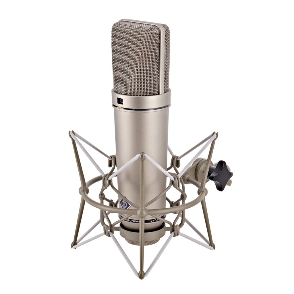 Neumann U 87 Ai Set Large-Diaphragm Condenser Microphone - Nickel ...