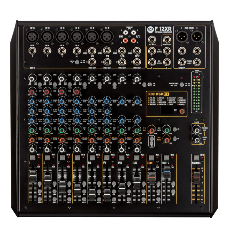 F 12XR MIXING CONSOLE