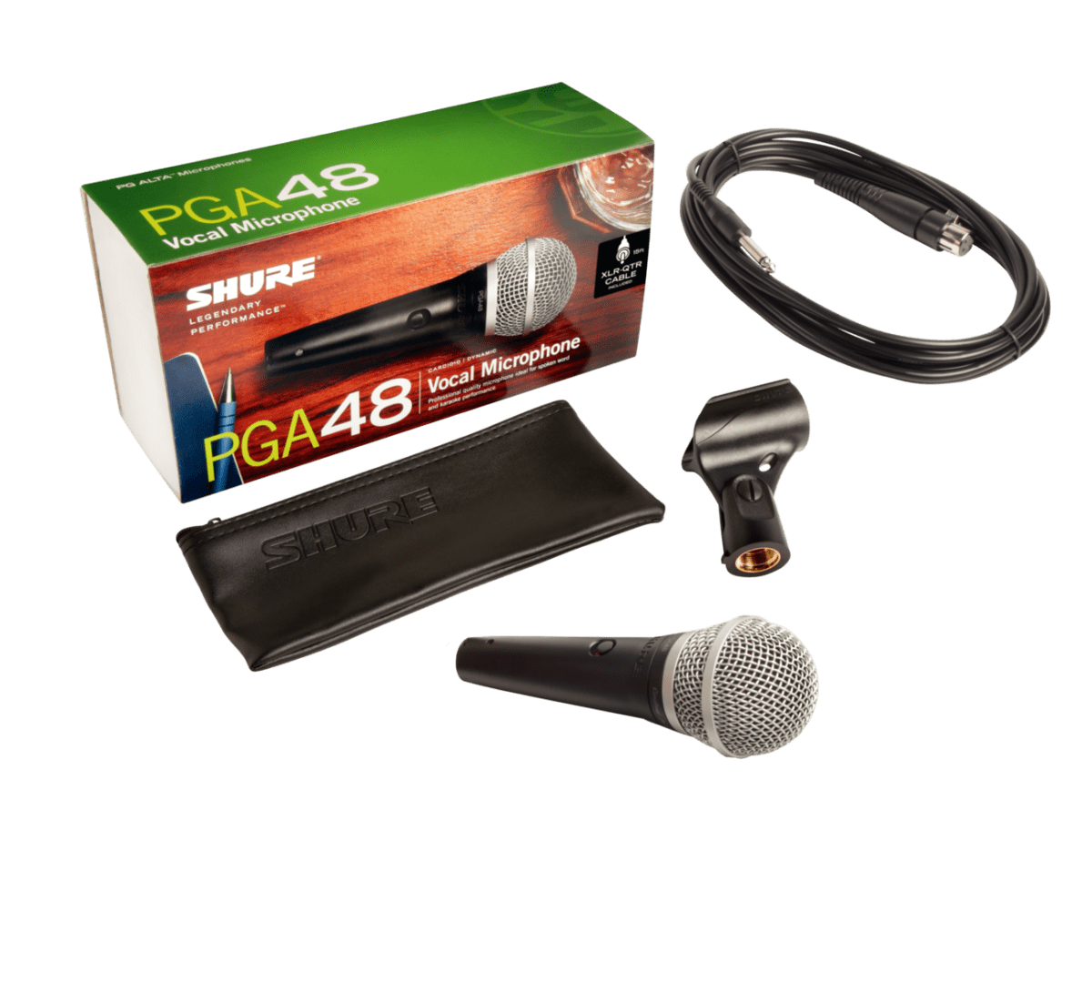 Shure PGA48 Cardioid Dynamic Vocal Microphone