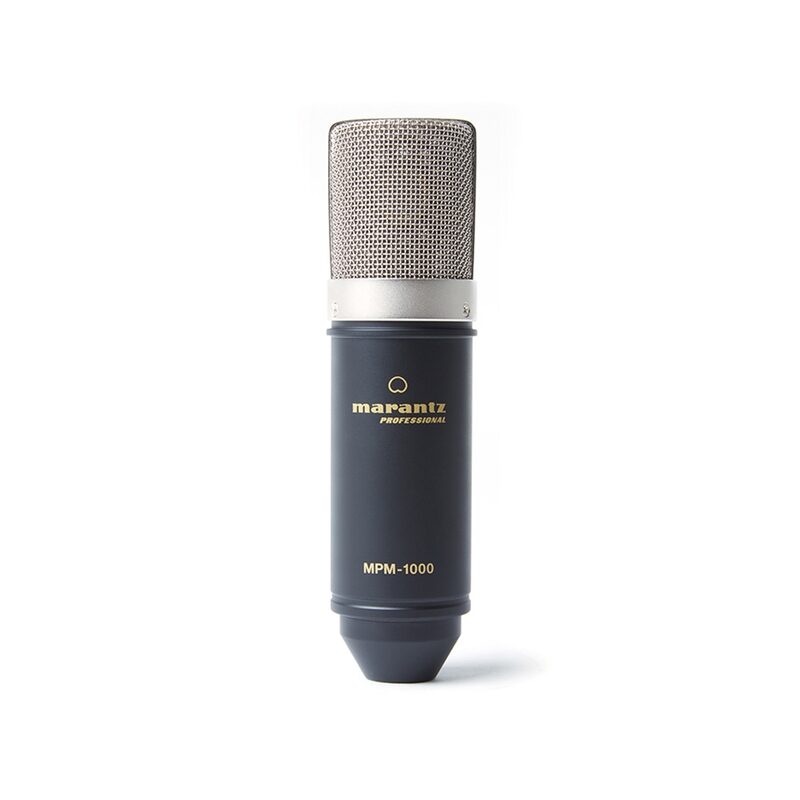 Marantz Professional is proud to present the MPM-1000 Studio Series microphone, a high-quality condenser mic that delivers studio-grade audio performance along with unexcelled value. The MPM-1000 Studio Series microphone exemplifies Marantz Professional's commitment to users who demand no-compromise components that fit within a realistic budget