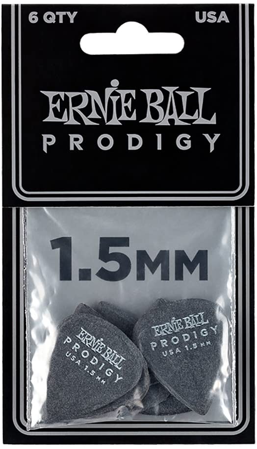 1.5mm Black Standard Prodigy Picks 6-Packs