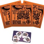 Skinny Top Heavy Bottom Slinky Nickel Wound Electric Guitar String 3 Pack