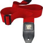 Red Polypro Guitar Strap