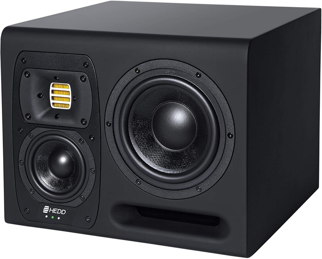 HEDD Type 20 MK2 L Black Studio Monitor – 3-Way Studio Monitor (3x300W with DSP)