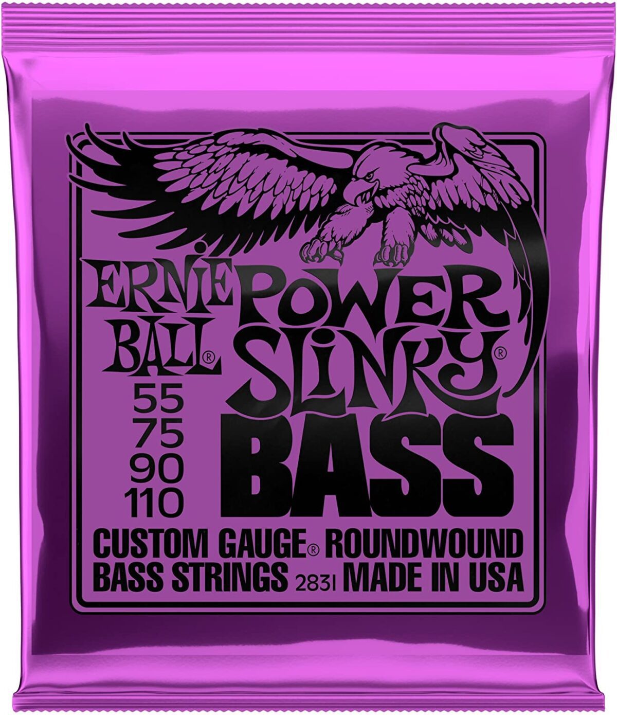 Power Slinky Nickel Wound Electric Bass Strings