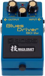 Special edition Waza Craft pedal delivers the ultimate BOSS tone experience Premium sound based on the classic BD-2 Blues Driver Newly revised, all-analog discrete amplifier circuit Standard and Custom sound modes Highly responsive to picking dynamics and volume changes BOSS five-year warranty