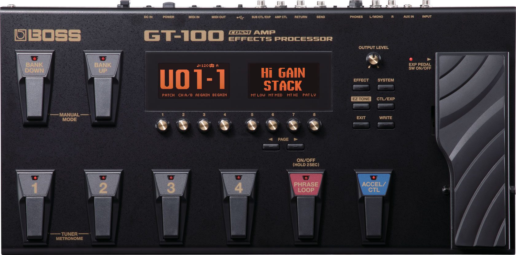 BOSS GT-100 Guitar Processor - Audio Shop Dubai