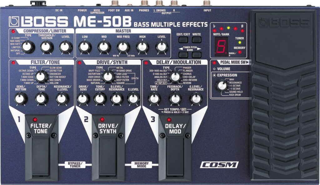 BOSS ME-50B Bass Multiple Effects