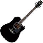 Ibanez PF15ECE-BK Acoustic Dreadnought Cutaway Guitar