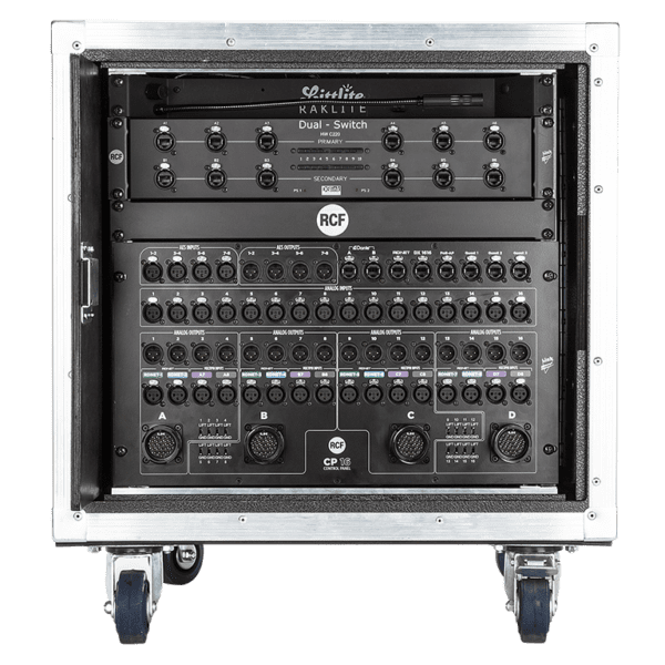 RCF CR 16-ND Including RD-net control 8, DX1616, patch bay, 4X LK25 OUT, 1RU PS