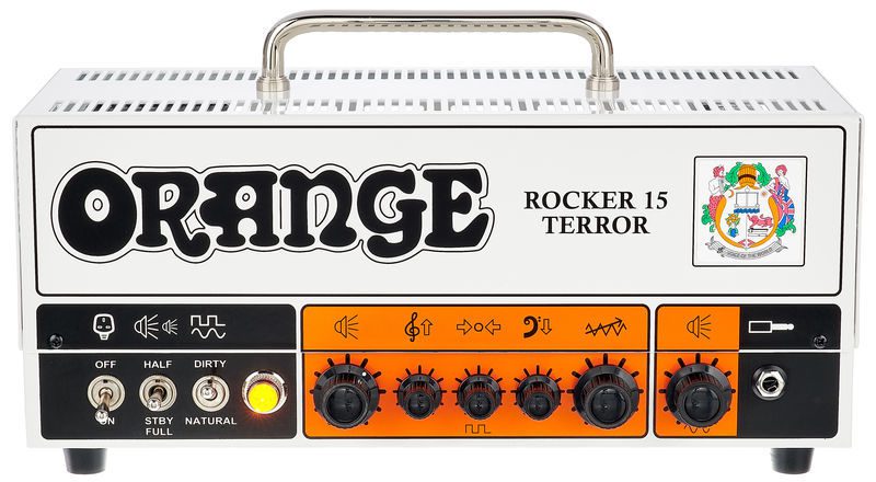 Orange Rocker 15 Terror 15 Watt 2 Channel Tube Head