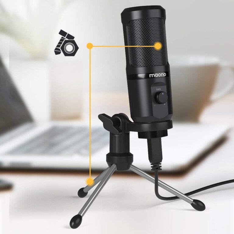 Maono USB Gaming Microphone with Mic Gain MAONO AUPM461TR Audio Shop