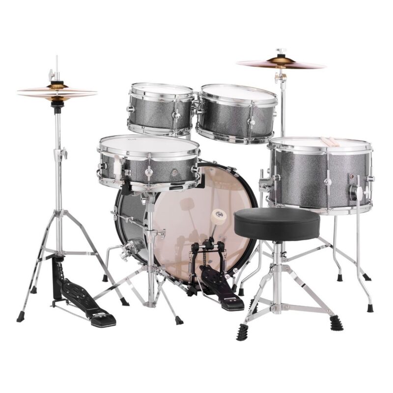 Pearl Roadshow Jr. 5-piece Complete Drum Set with Cymbals - Grindstone Sparkle