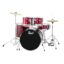 Pearl Road Show 5pc Drum Set 2216B/1008T/1209T/1616F/1455S With Cymbal & Hardware Red Wine