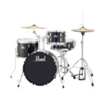 Pearl Roadshow 4-Piece Drum Set, Jet Black