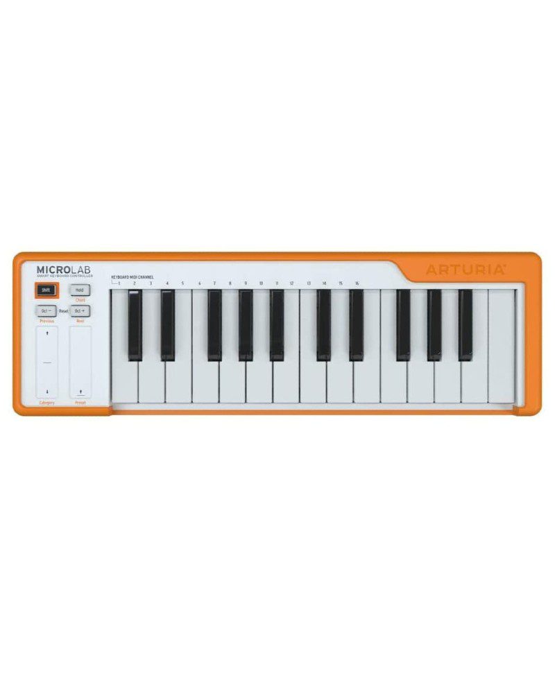 Arturia MicroLab - Compact USB-MIDI Controller (Orange)