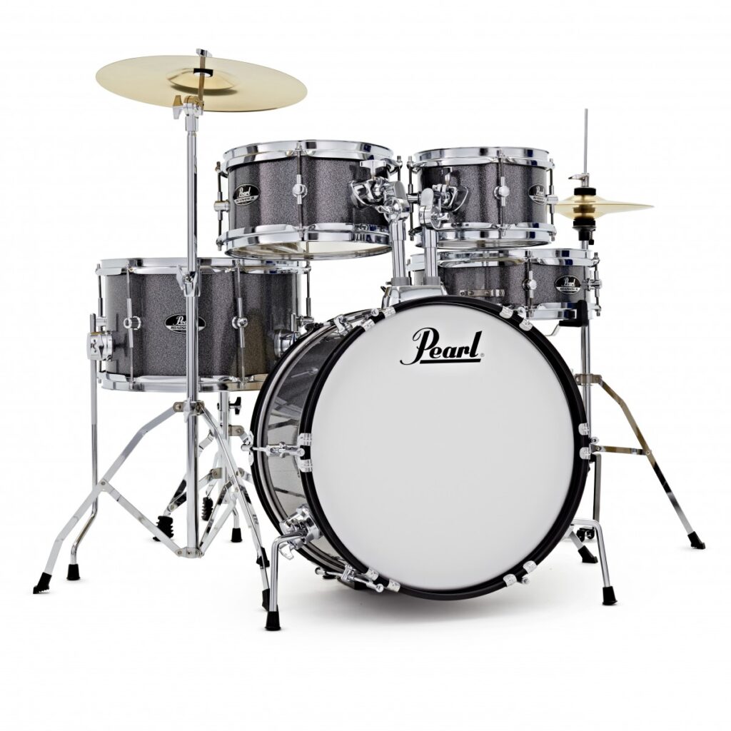 Pearl Roadshow Jr. 5piece Drum Set Grindstone Sparkle