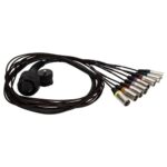 RCF CBL LKS 25-2 FANOUT 25 pin to 8X XLR,