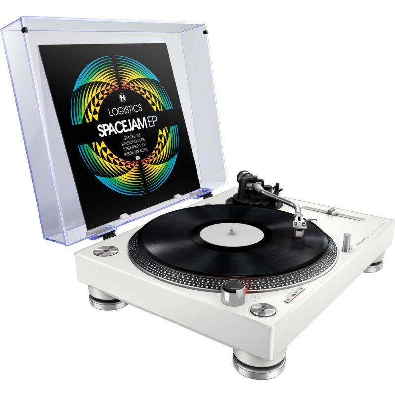 Pioneer DJ PLX-500-W High-Torque, Direct-Drive Turntable (White)