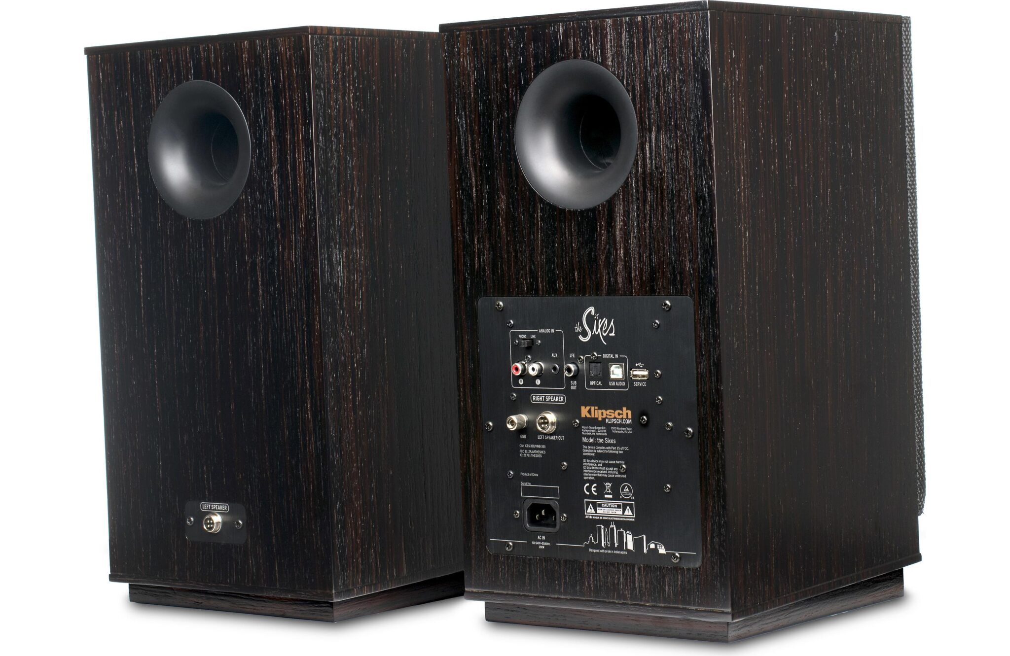 Klipsch The Sixes Powered Monitor Ebony (Pair) Audio Shop Dubai