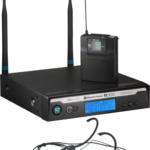 R300-E Head worn system with HM3 omni‑directional microphone
