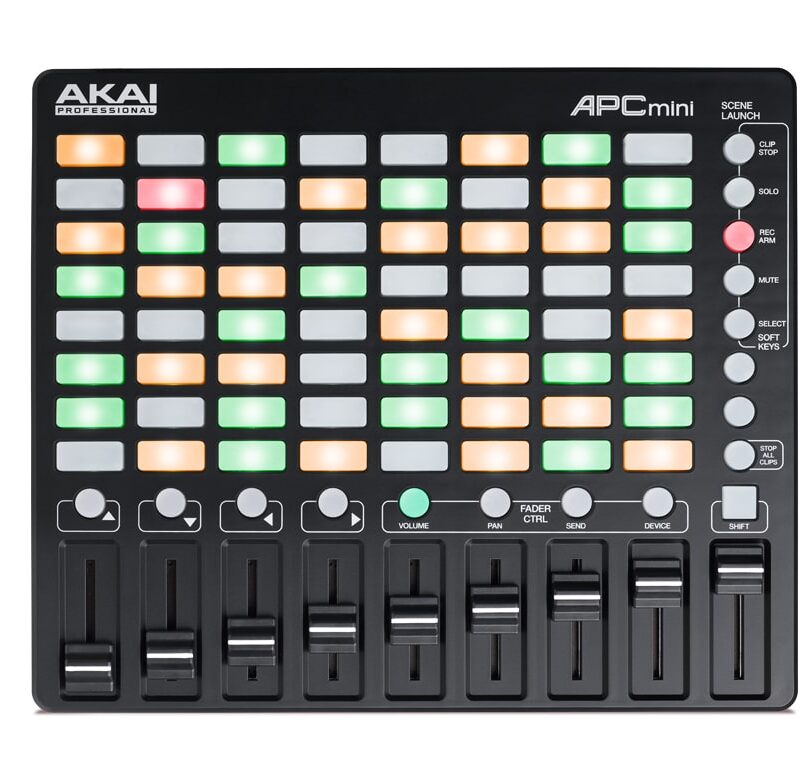 APC mini comes pre-mapped to Live for an instant performance and production setup.