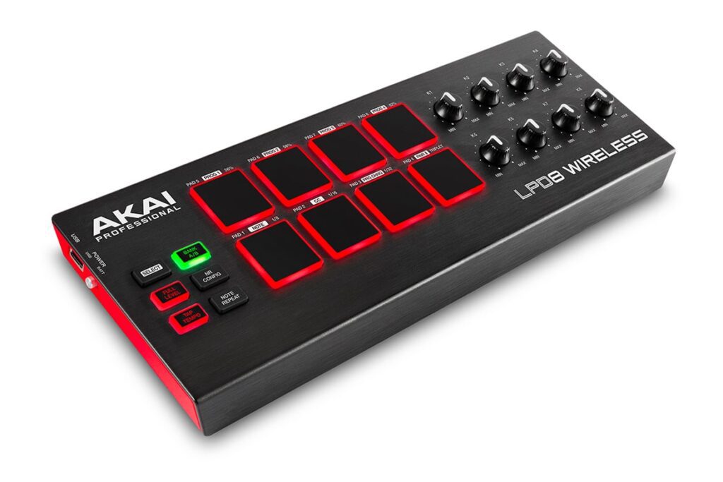 AKAI LPD8 Wireless MIDI Pad Controller
