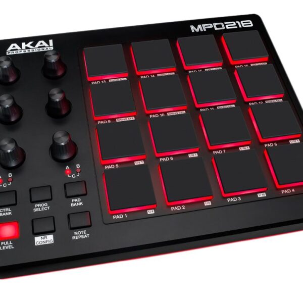 AKAI MPD218 Feature-Packed, Highly Playable Pad Controller