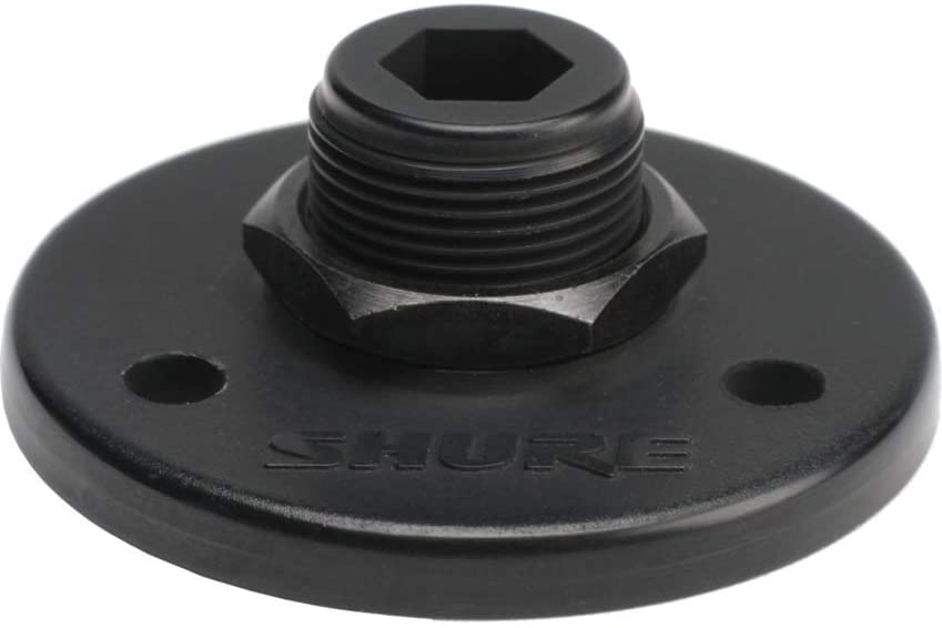 Shure A12B 5/8-Inch-27 Threaded Mounting Flange, Black