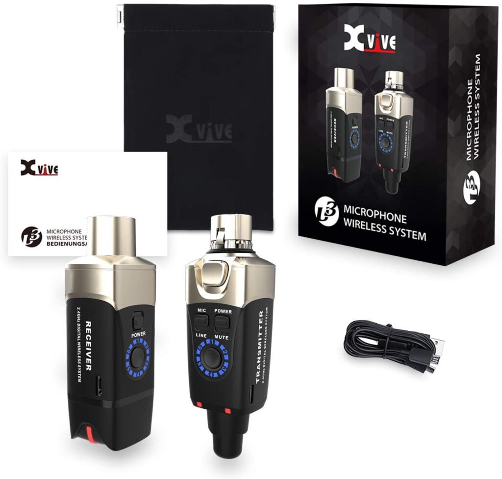 Xvive Audio U3 XLR Plugon Wireless System Audio Shop Dubai
