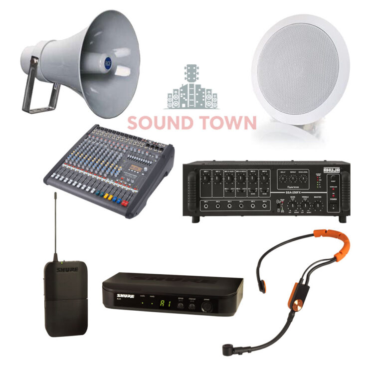 Mosque Sound System Buy best brands Dynacord, Toa, Ahuja, Shure